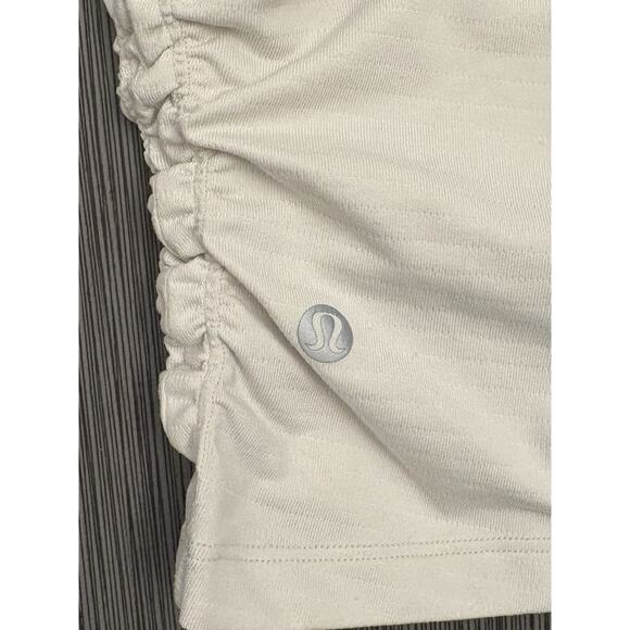 Lululemon Women’s Cinch It Up Tank Top Cream Size 2 Activewear Better Each Day - Picture 3 of 6